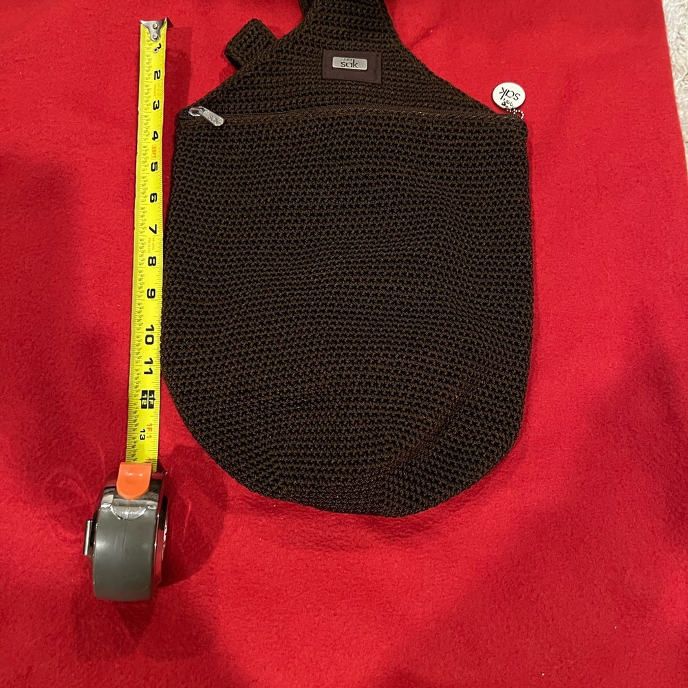 The Sak Brown Crochet  Cross body Shoulder Bag - Picture 4 of 5